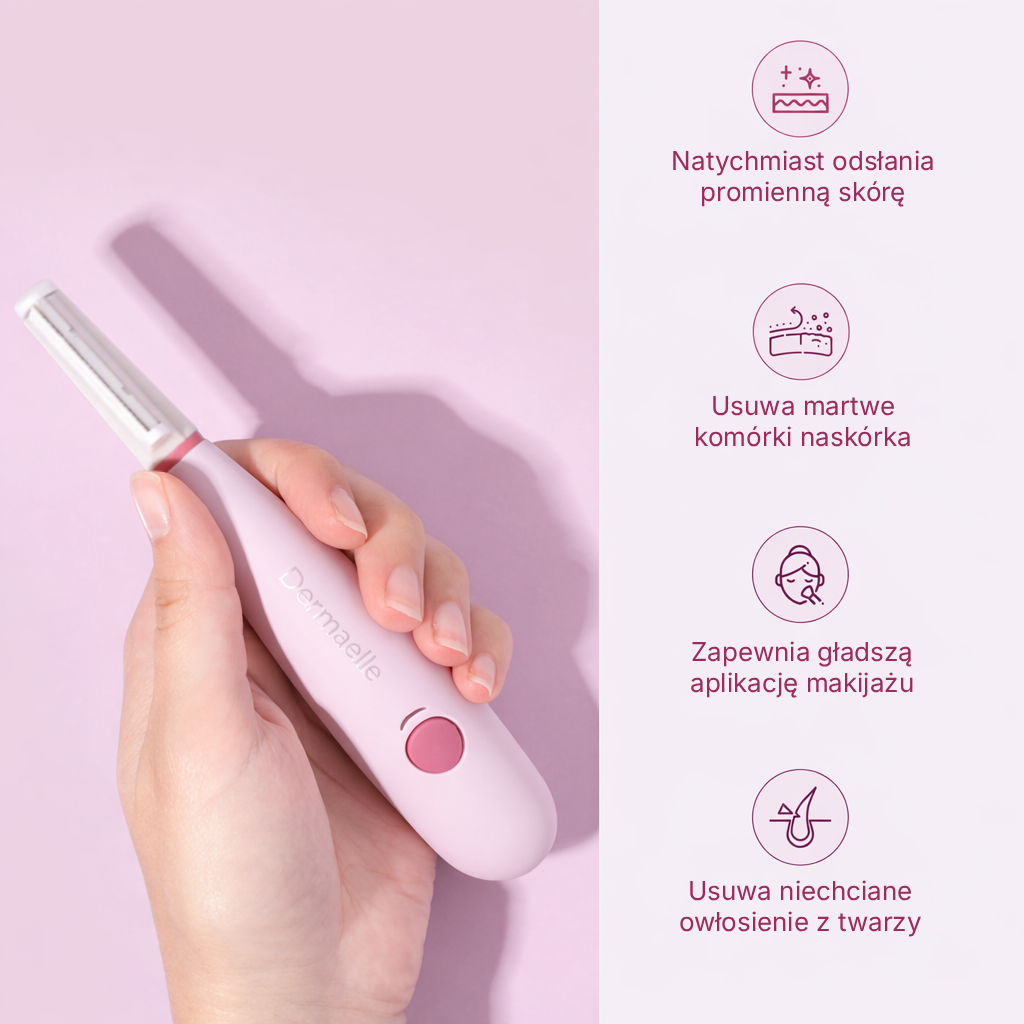 Soniczne urządzenie do dermaplaningu